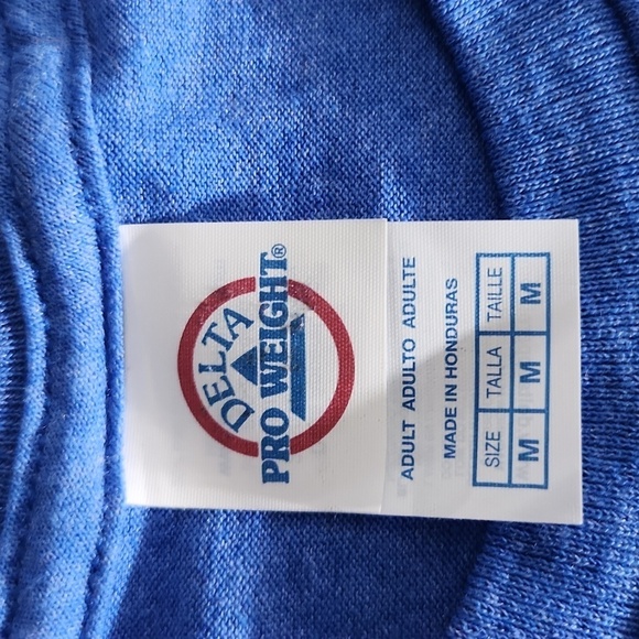 Printed t-shirt blue size M Flag Waving Patriot John W Shirt Usa July 4th Blue - Picture 2 of 8